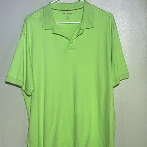 Men’s Cremieux bright green XL polo